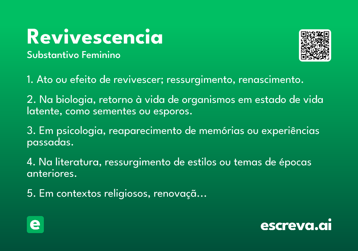 revivescencia