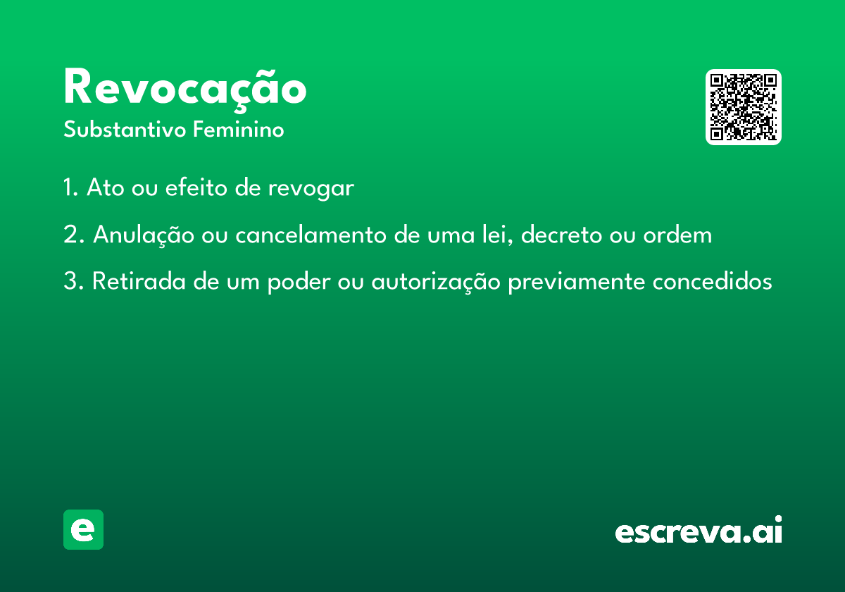 revocação