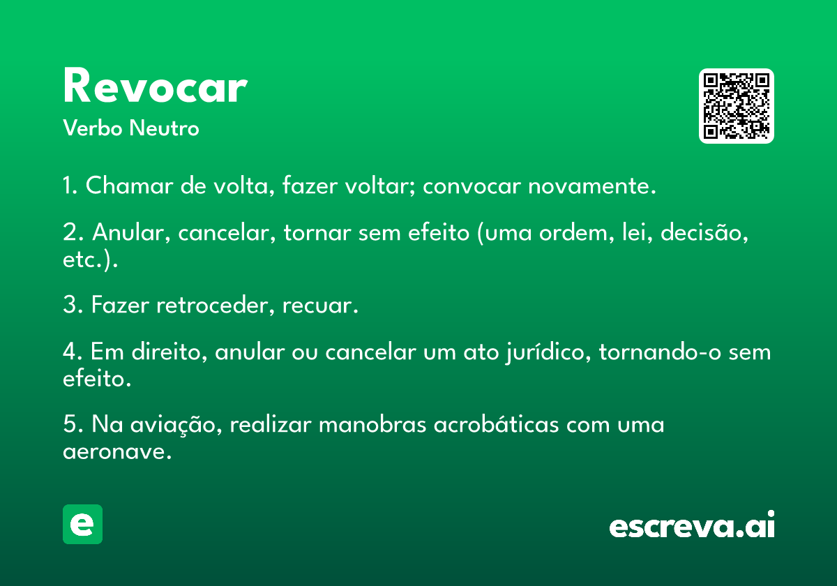 revocar