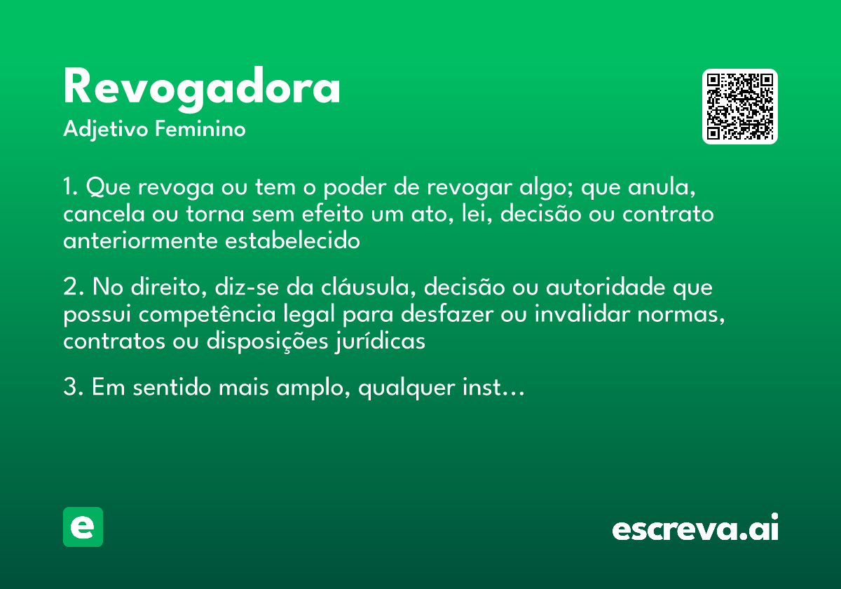 revogadora