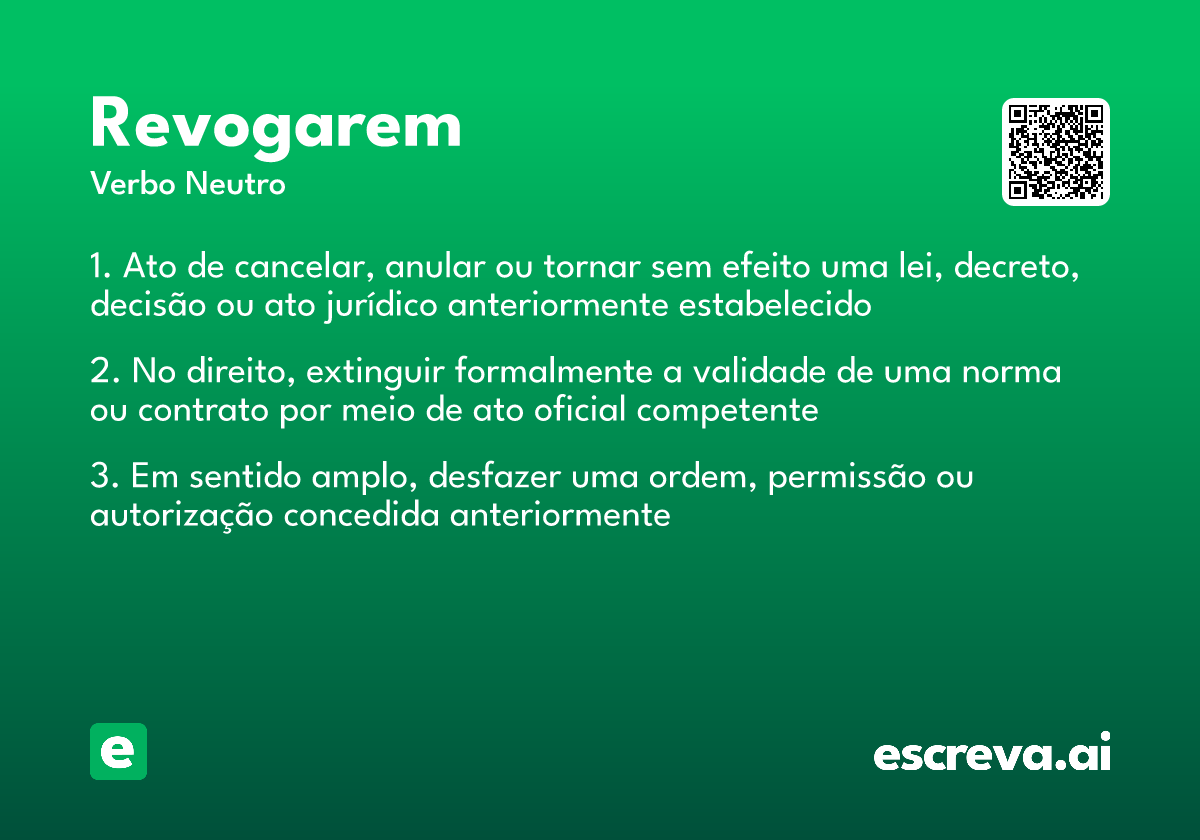 revogarem