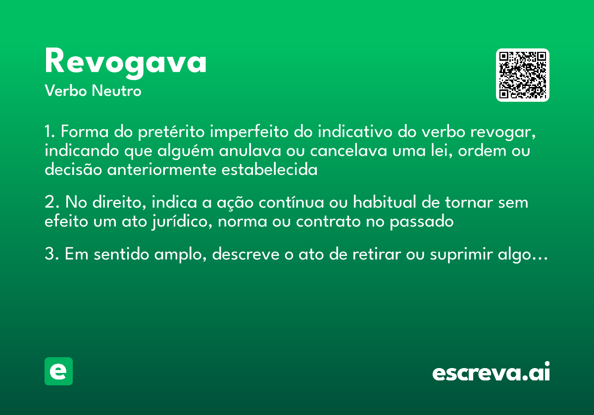 revogava