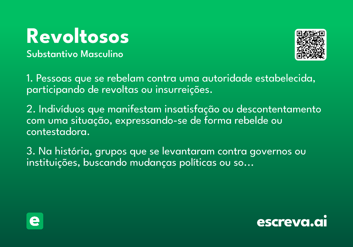 revoltosos