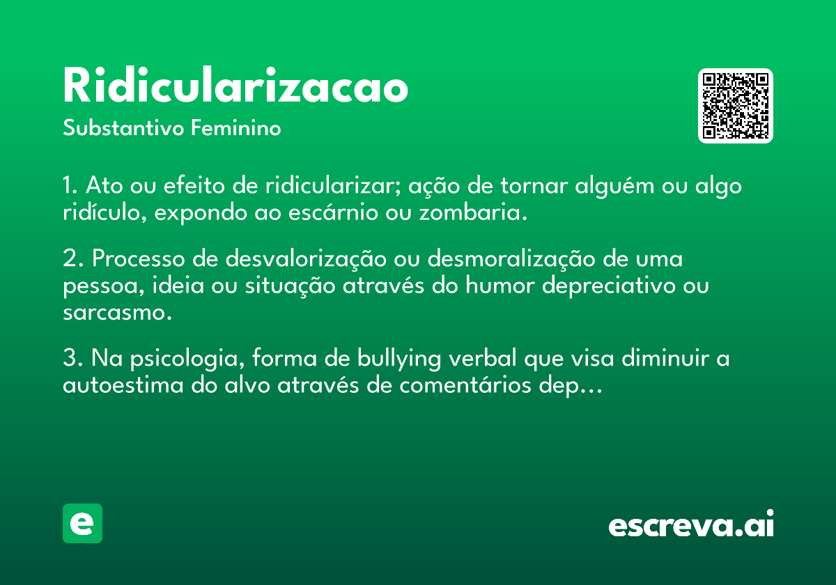 ridicularizacao