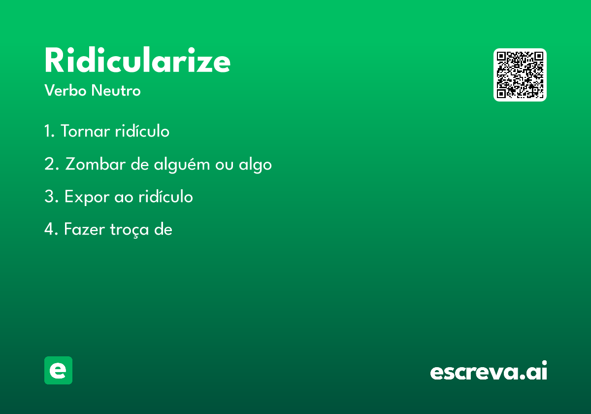ridicularize