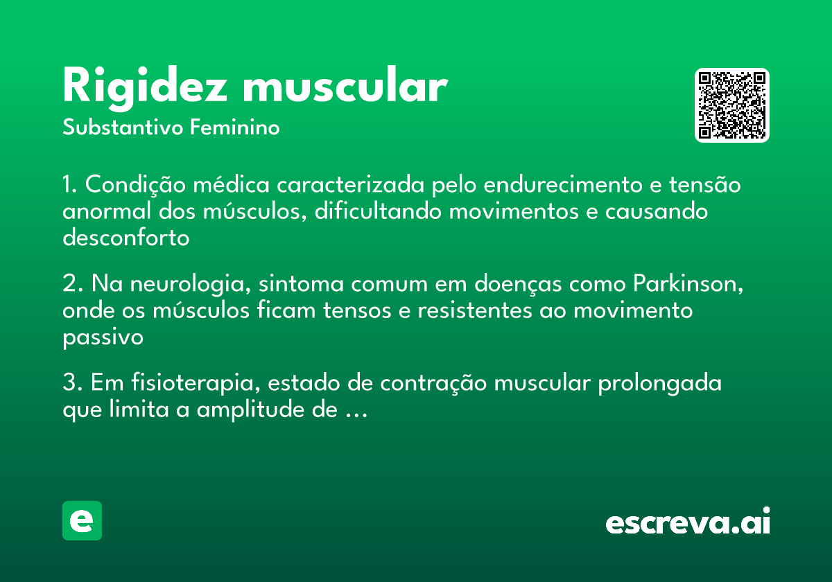 rigidez muscular