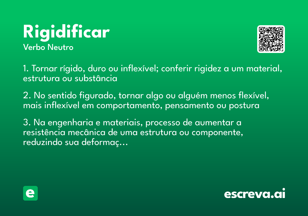 rigidificar