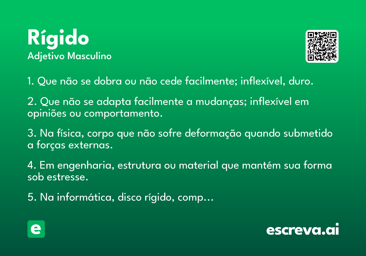 rígido