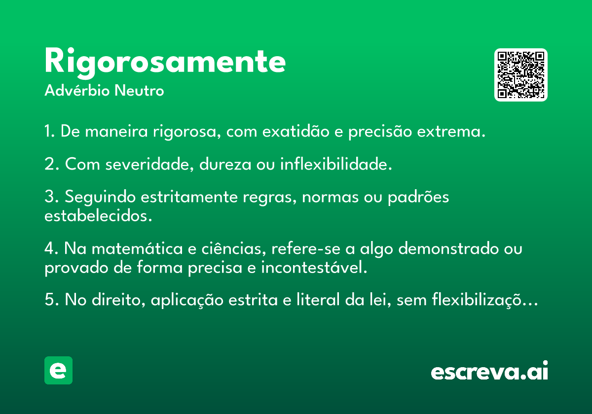 rigorosamente