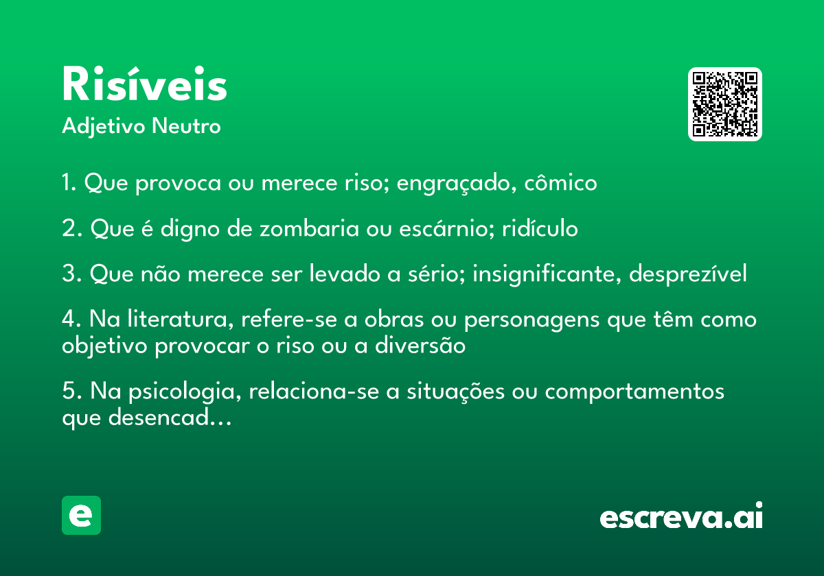risíveis