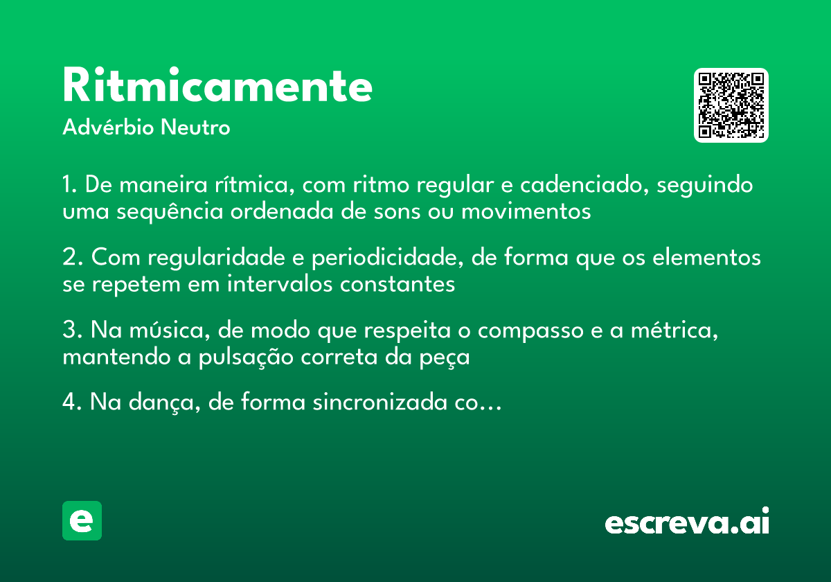 ritmicamente