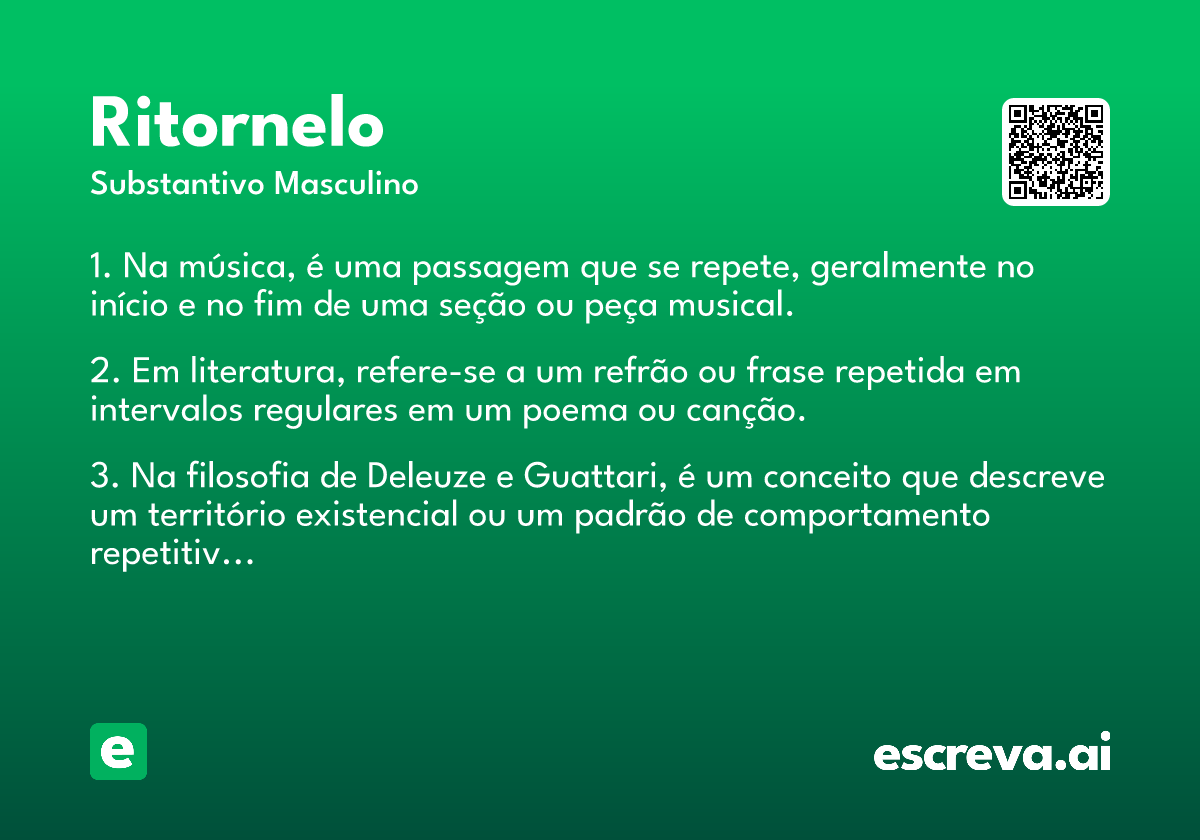 ritornelo