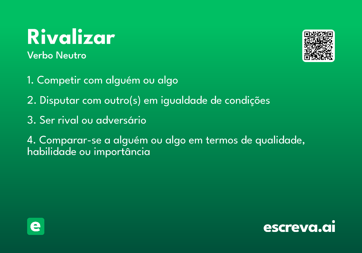 rivalizar