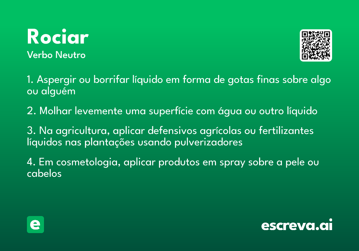 rociar