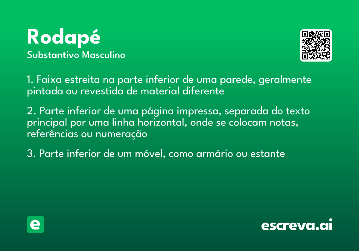 rodapé