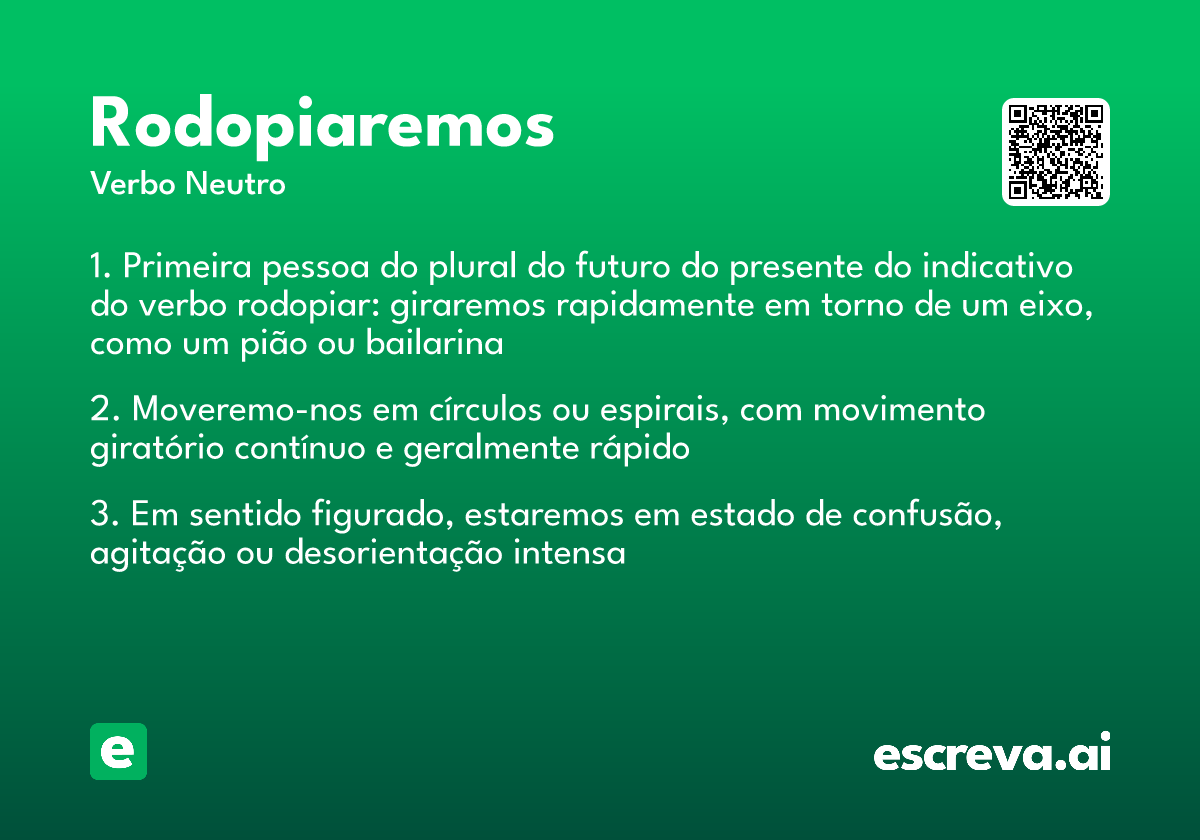 rodopiaremos