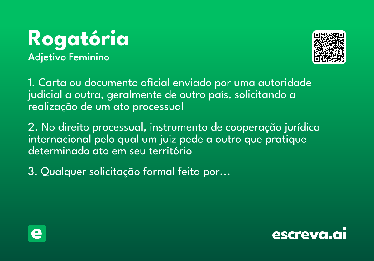 rogatória
