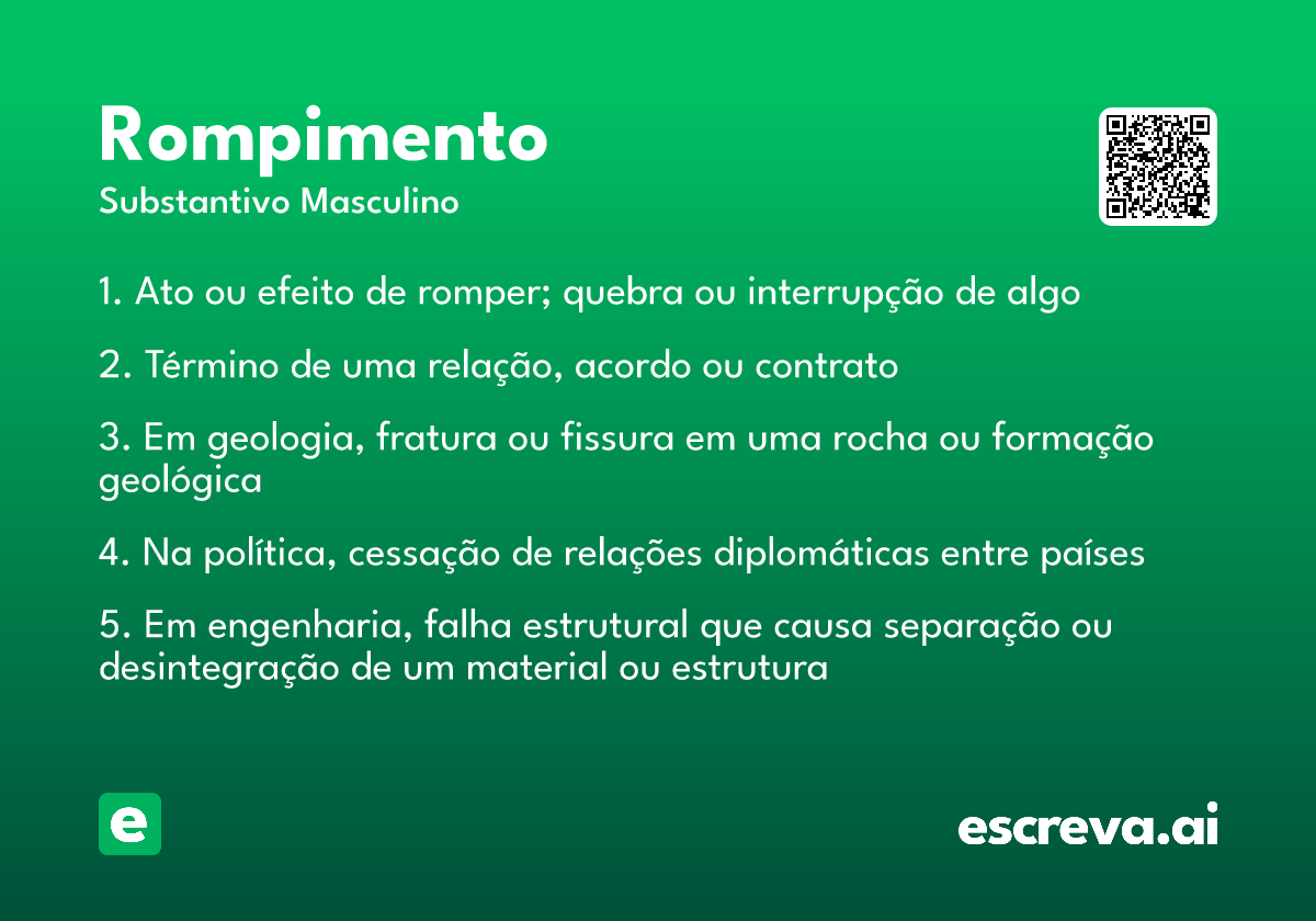 rompimento