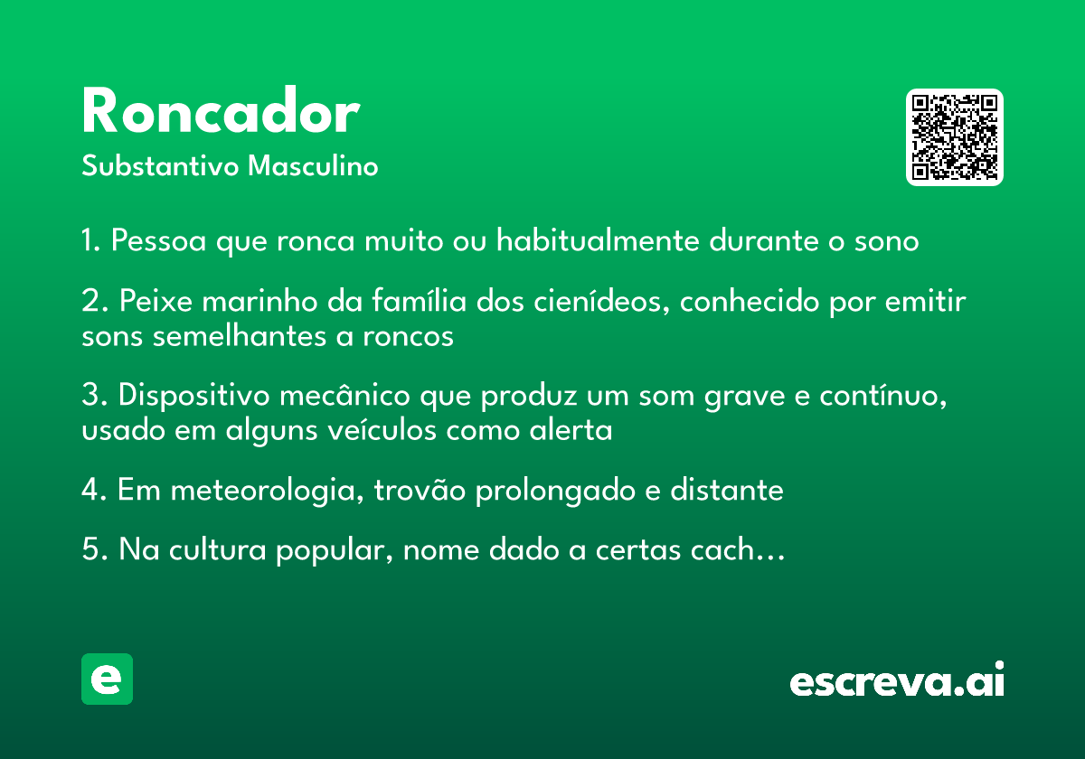 roncador