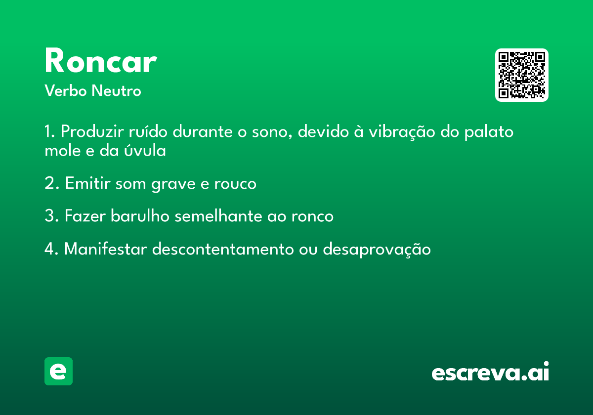 roncar