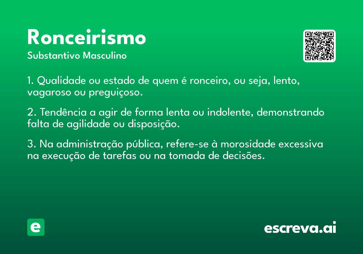 ronceirismo