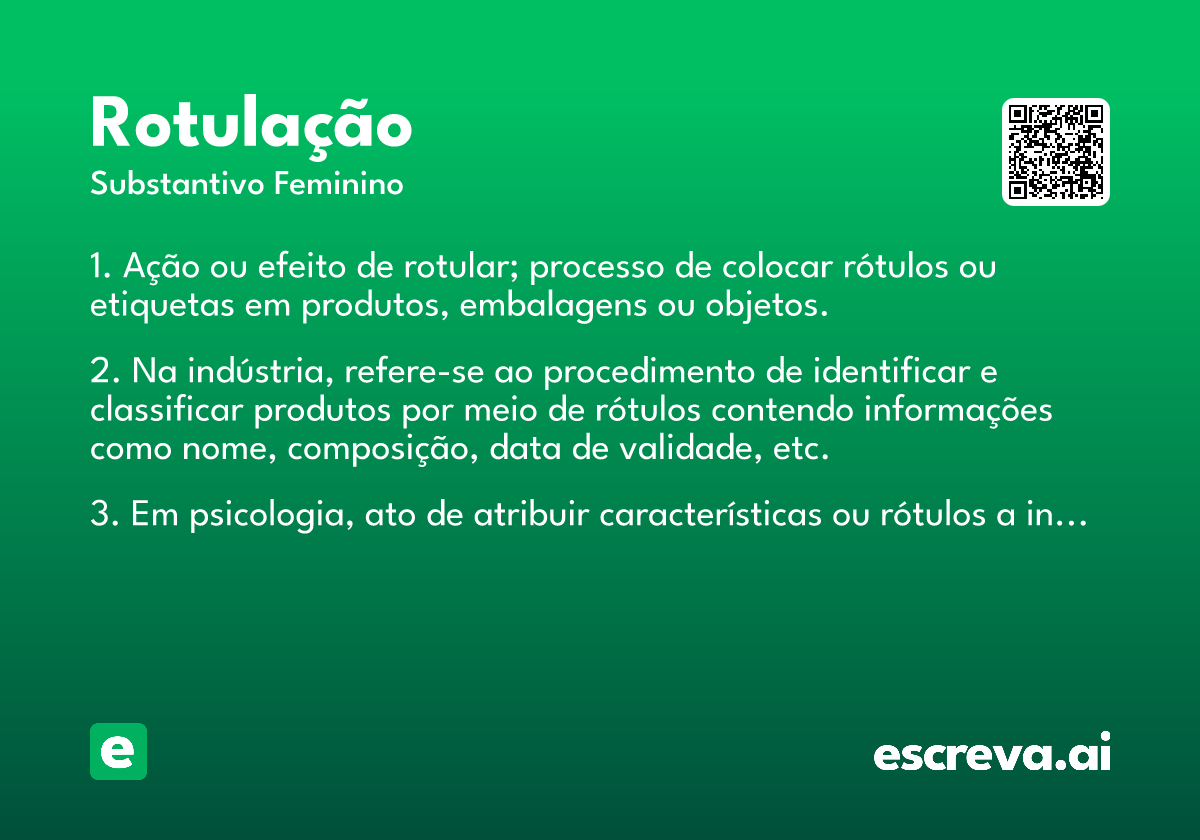 rotulação
