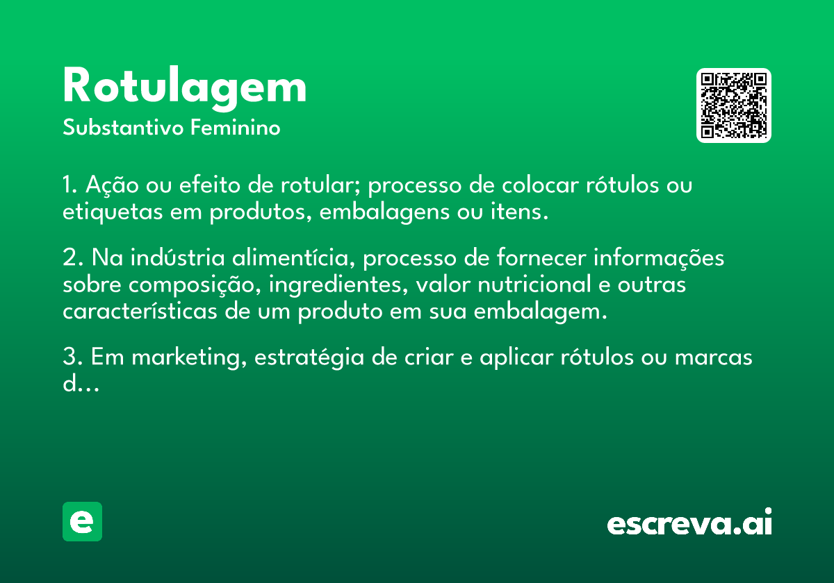 rotulagem