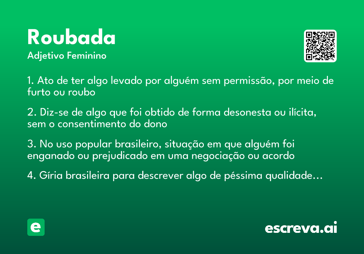 roubada