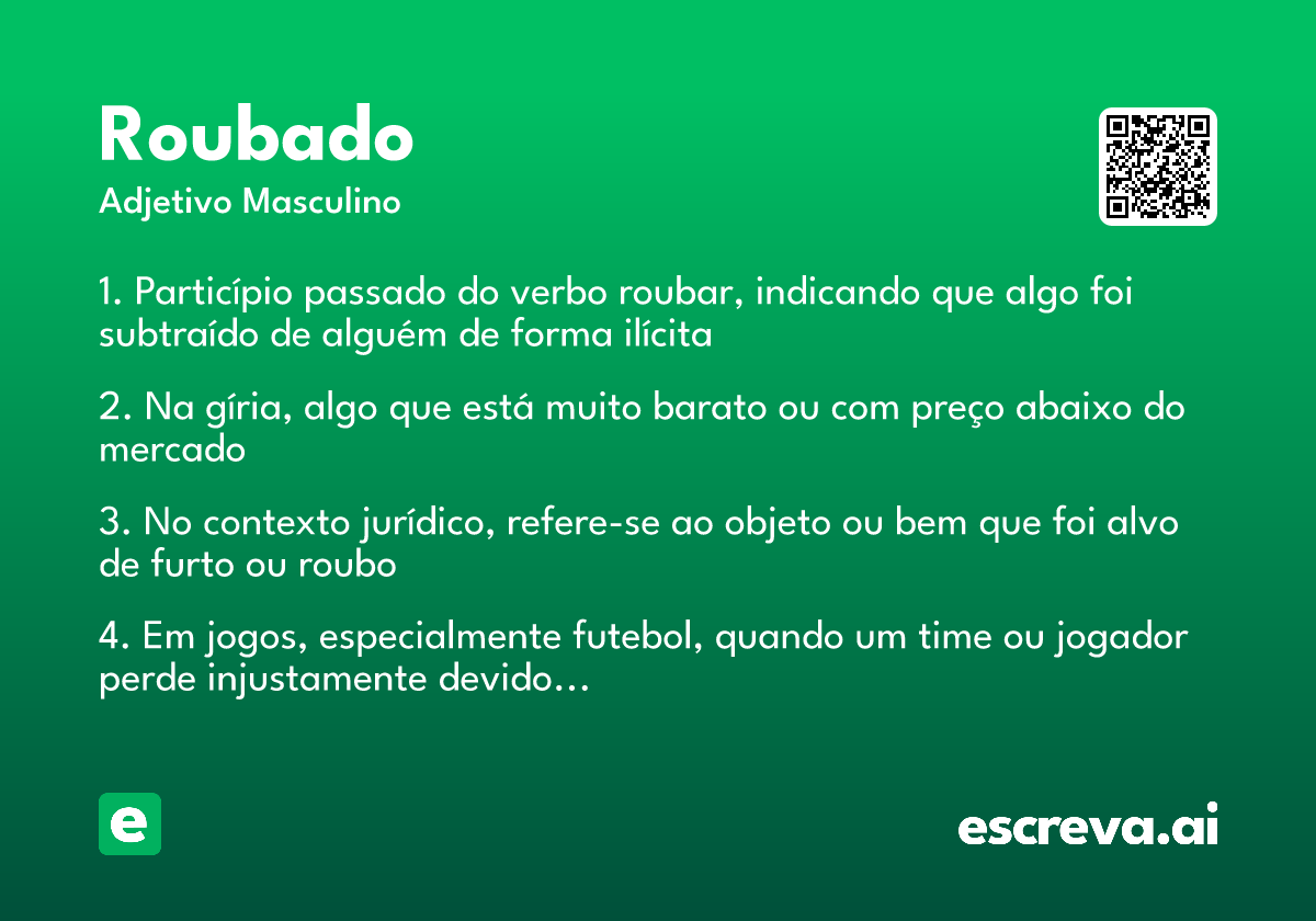 roubado