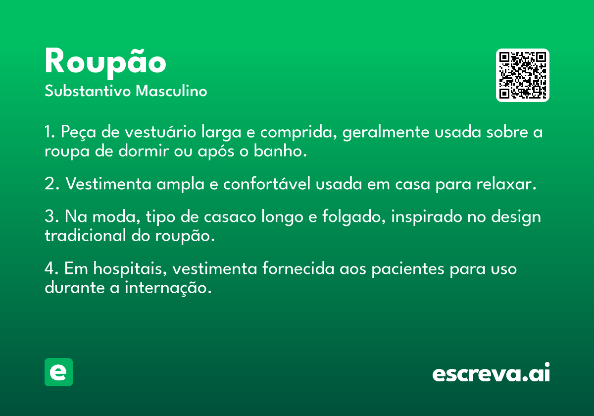 roupão