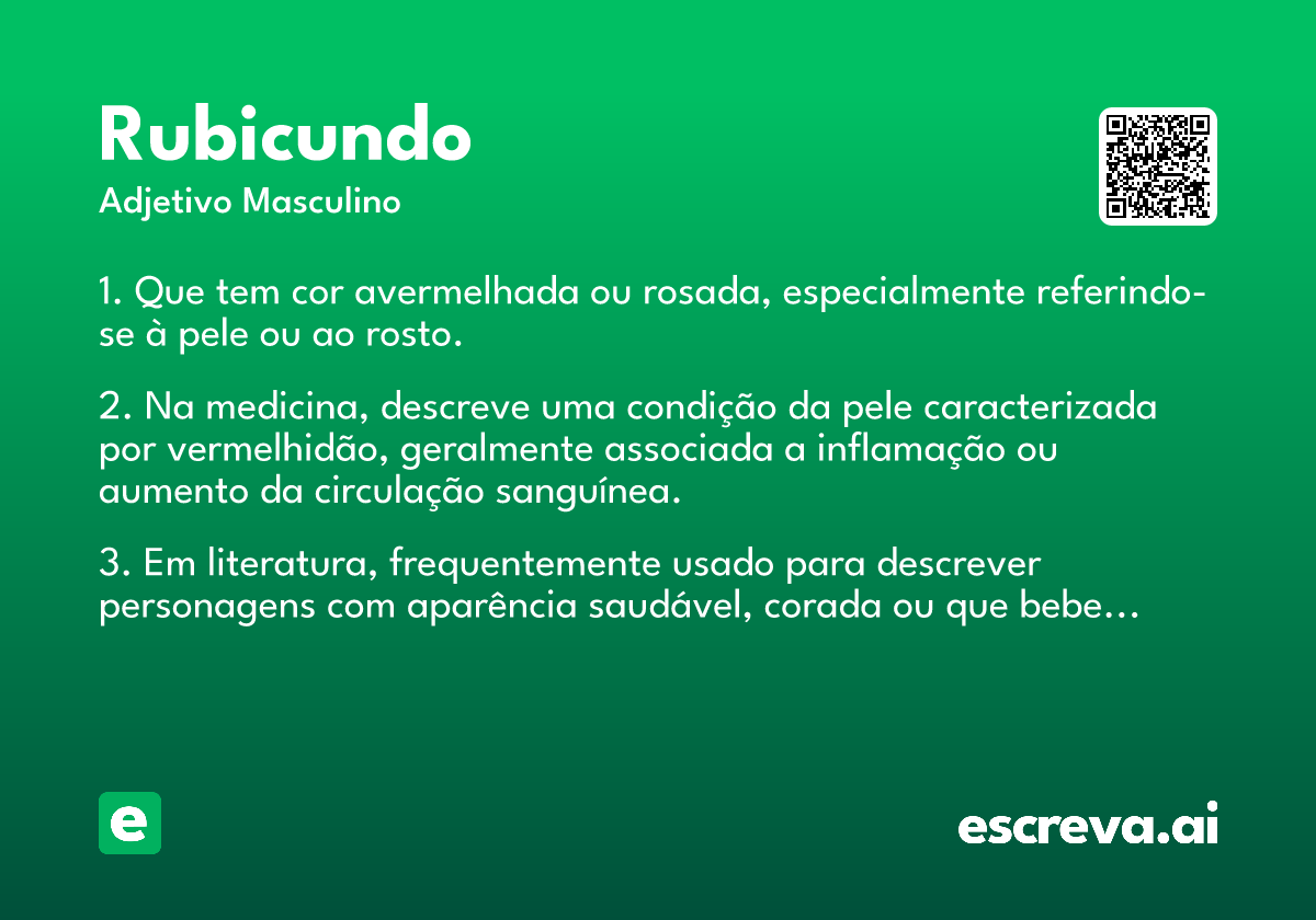 rubicundo