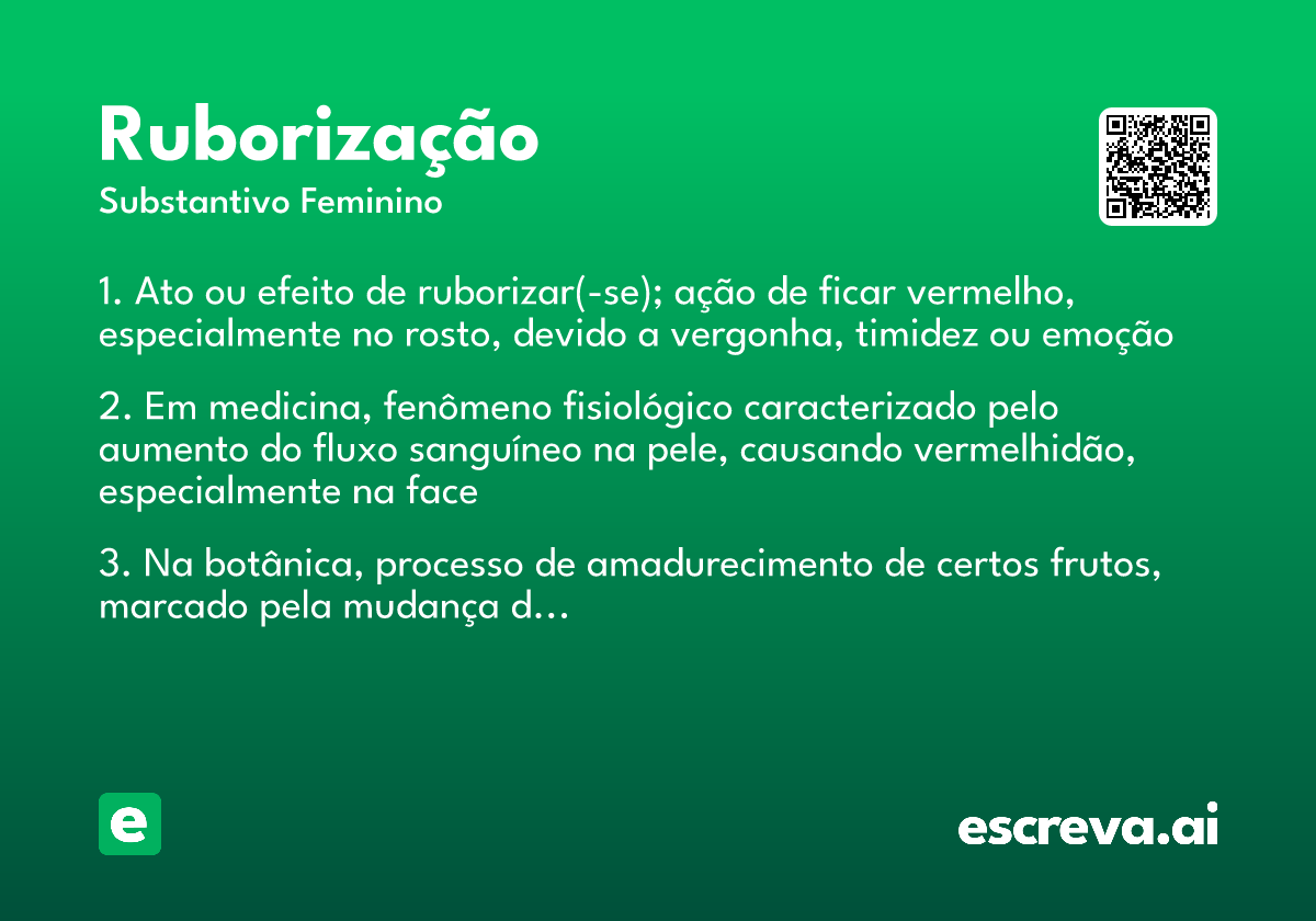 ruborização