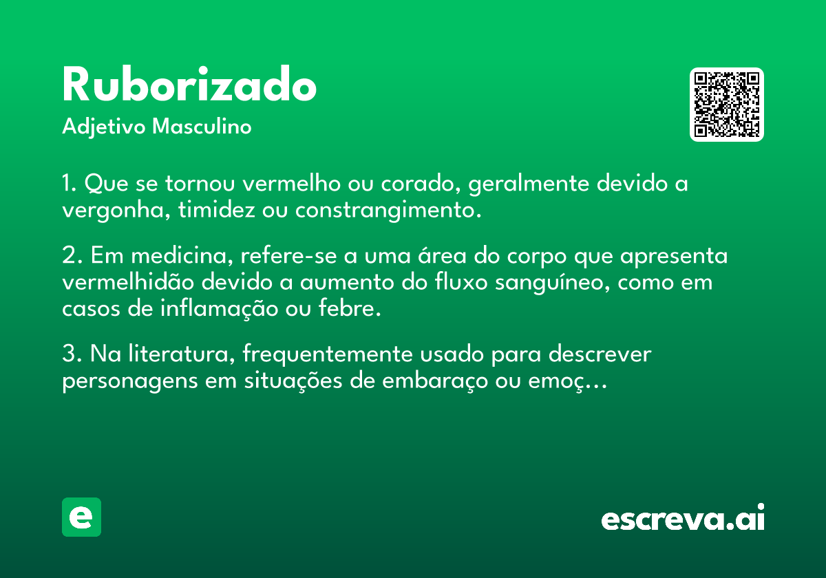 ruborizado