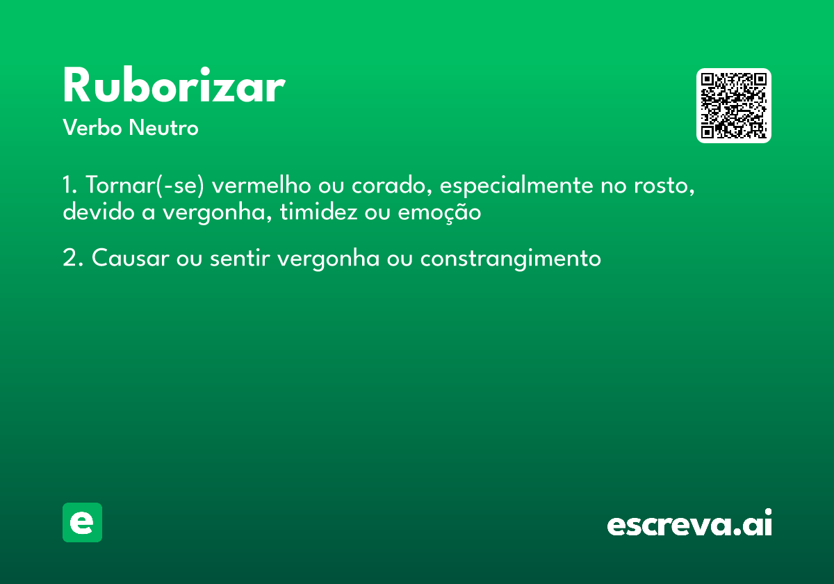 ruborizar