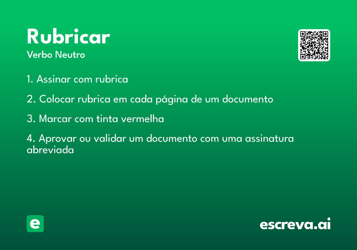 rubricar