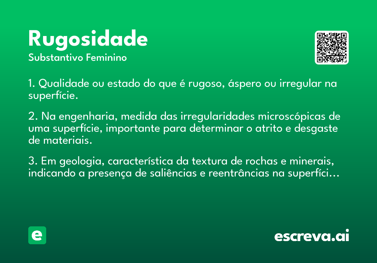 rugosidade