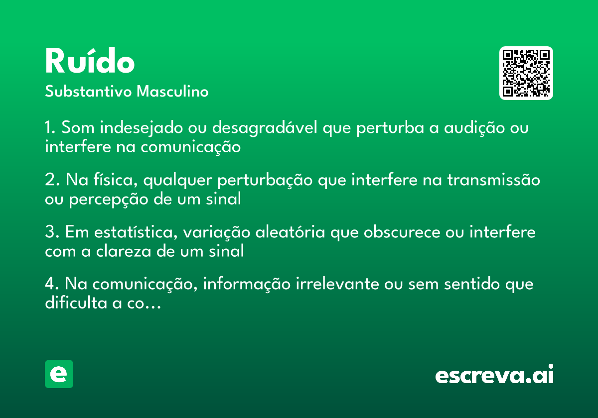ruído