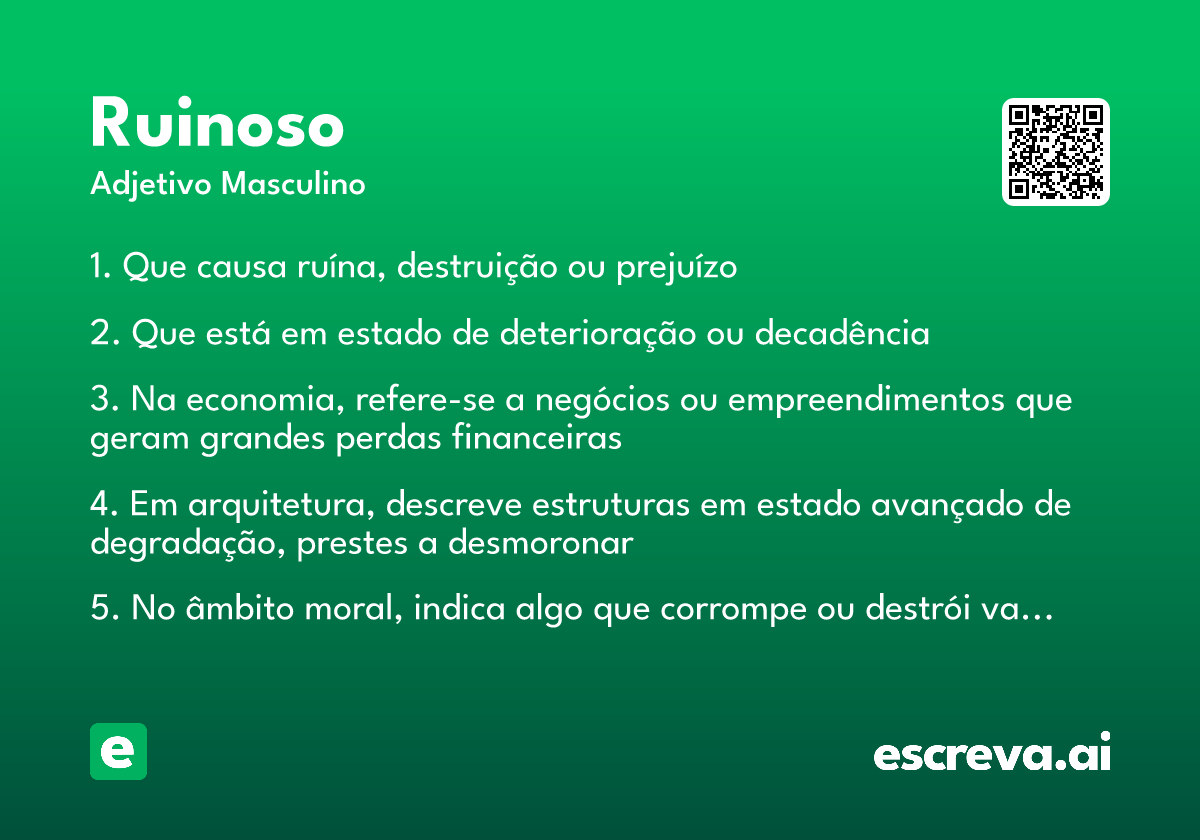 ruinoso