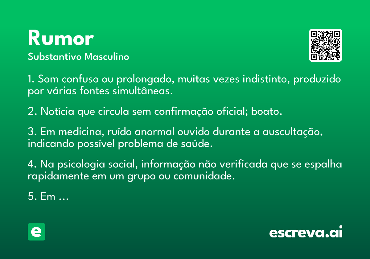 rumor