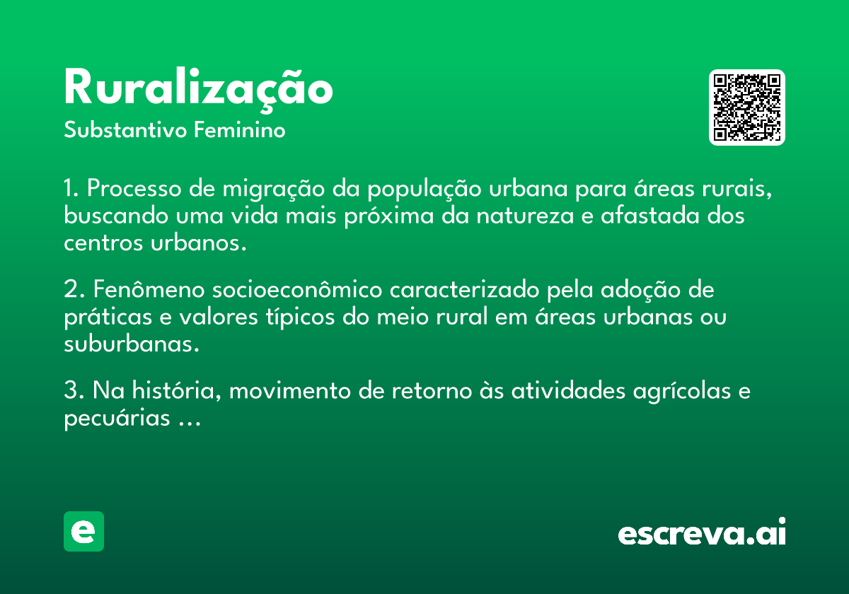 ruralização