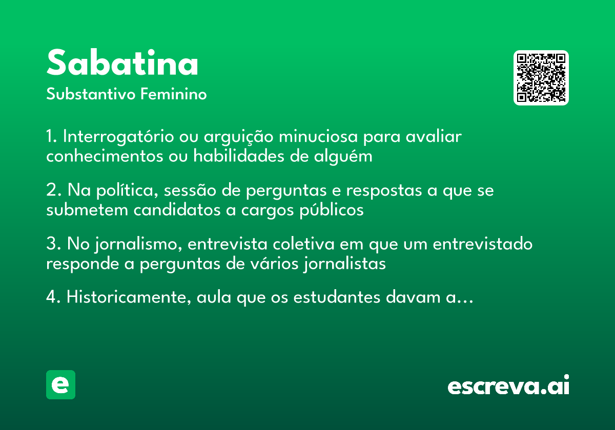 sabatina