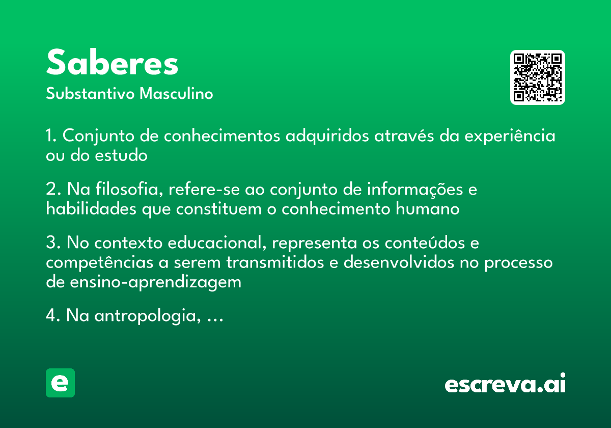 saberes