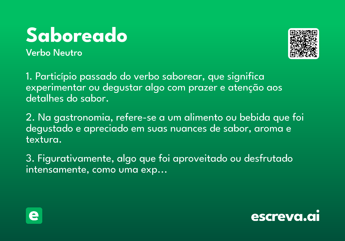 saboreado