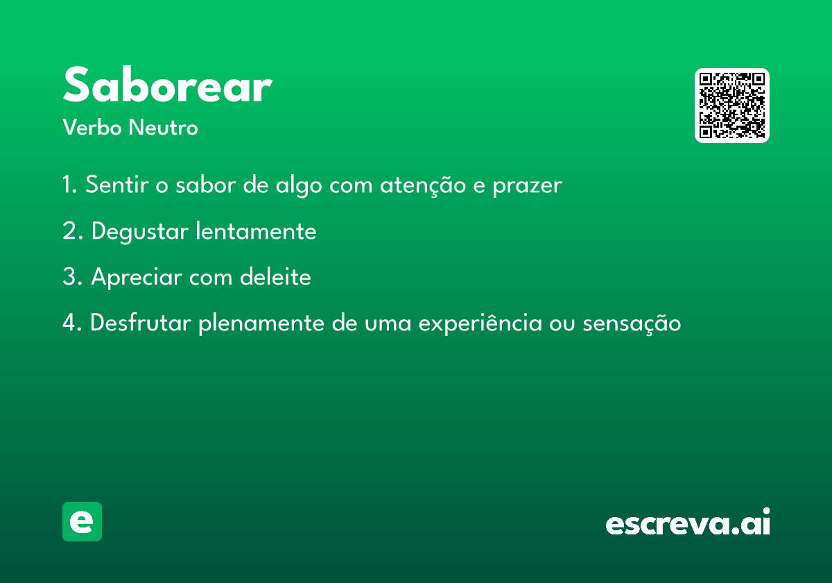 saborear