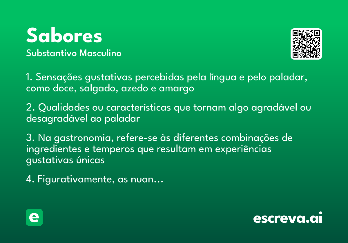 sabores