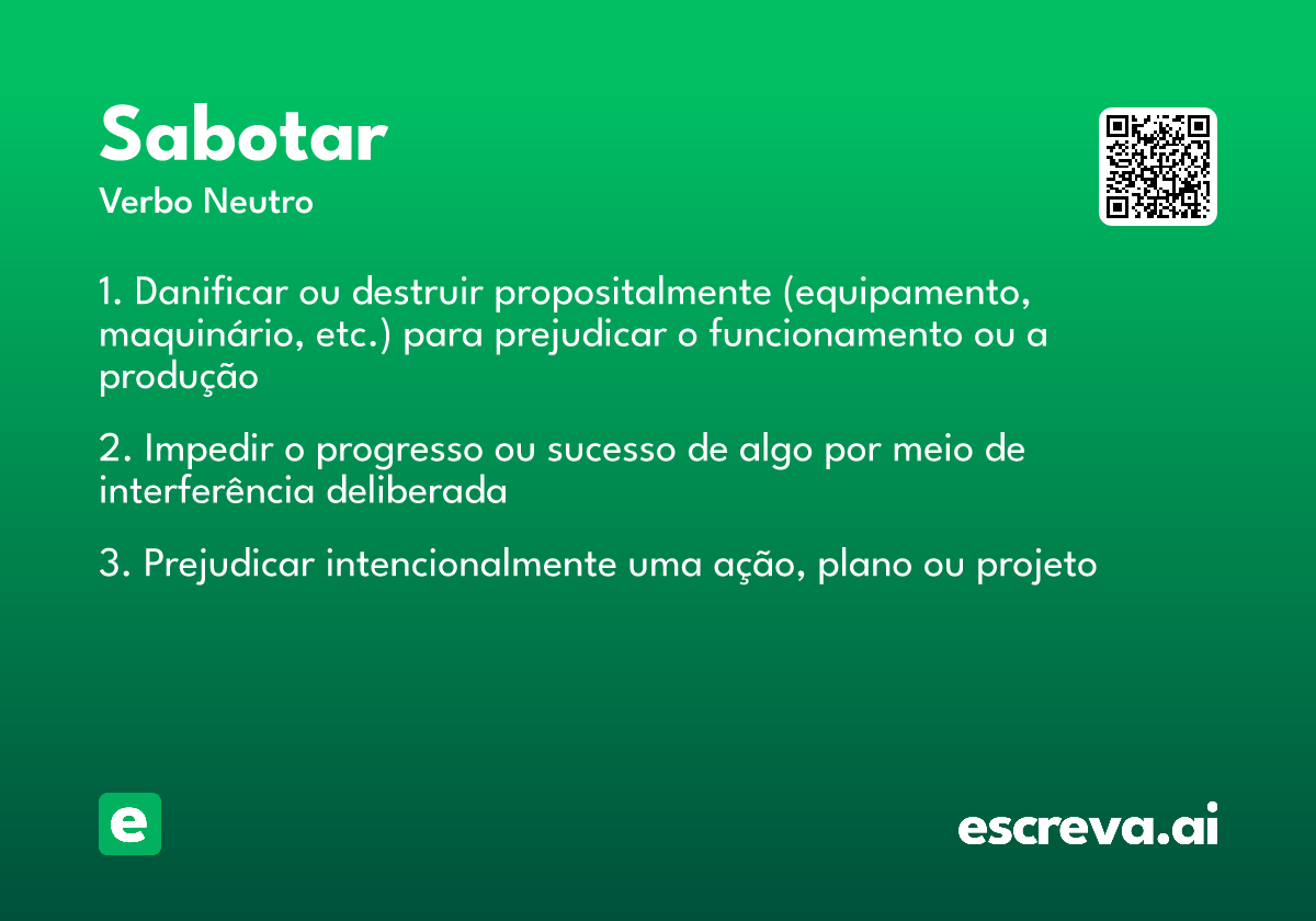 sabotar