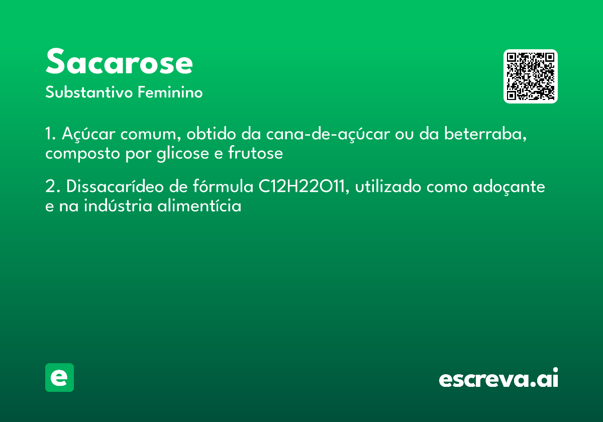 sacarose