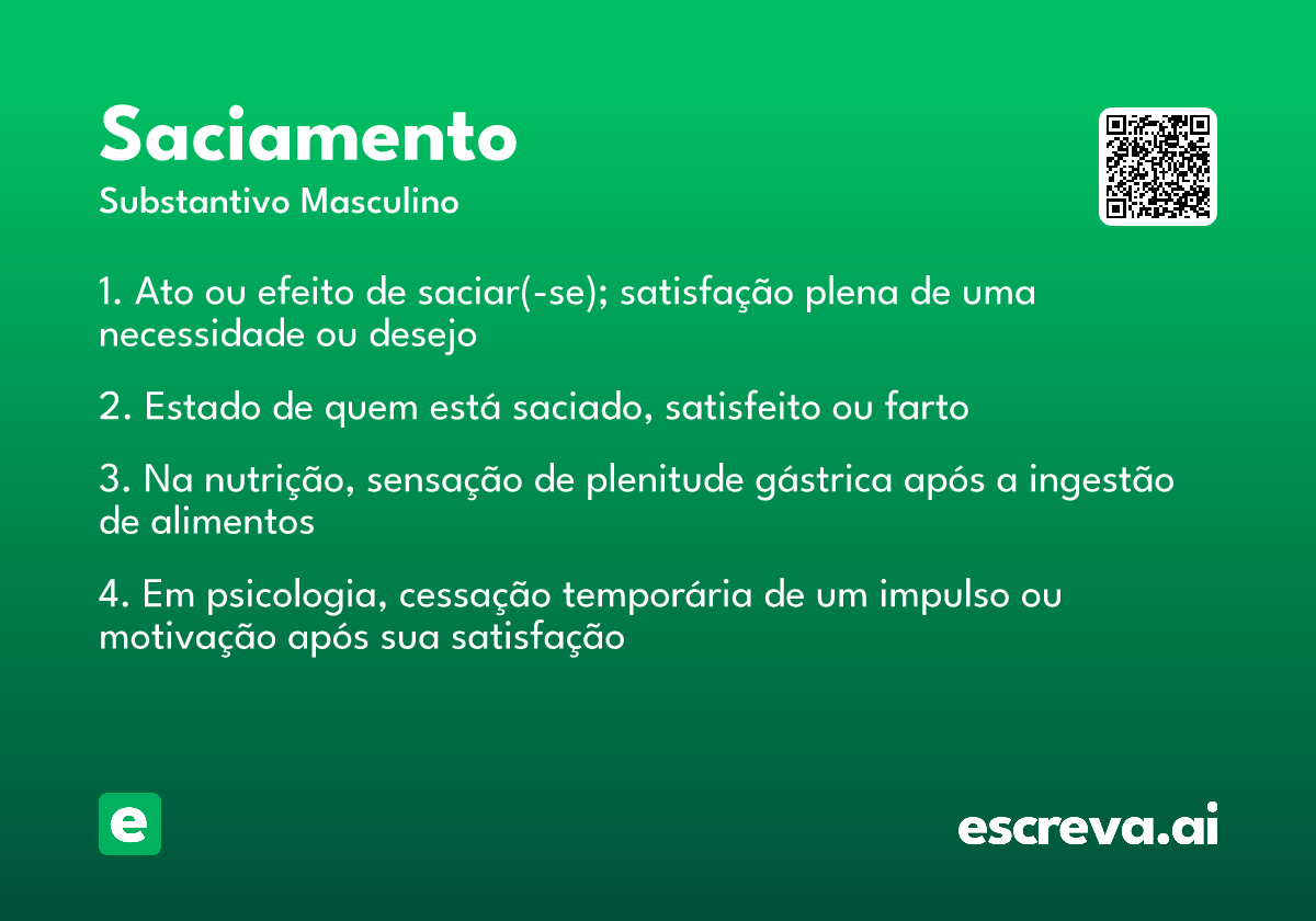 saciamento