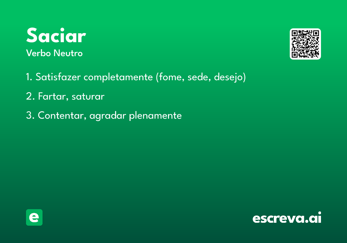 saciar