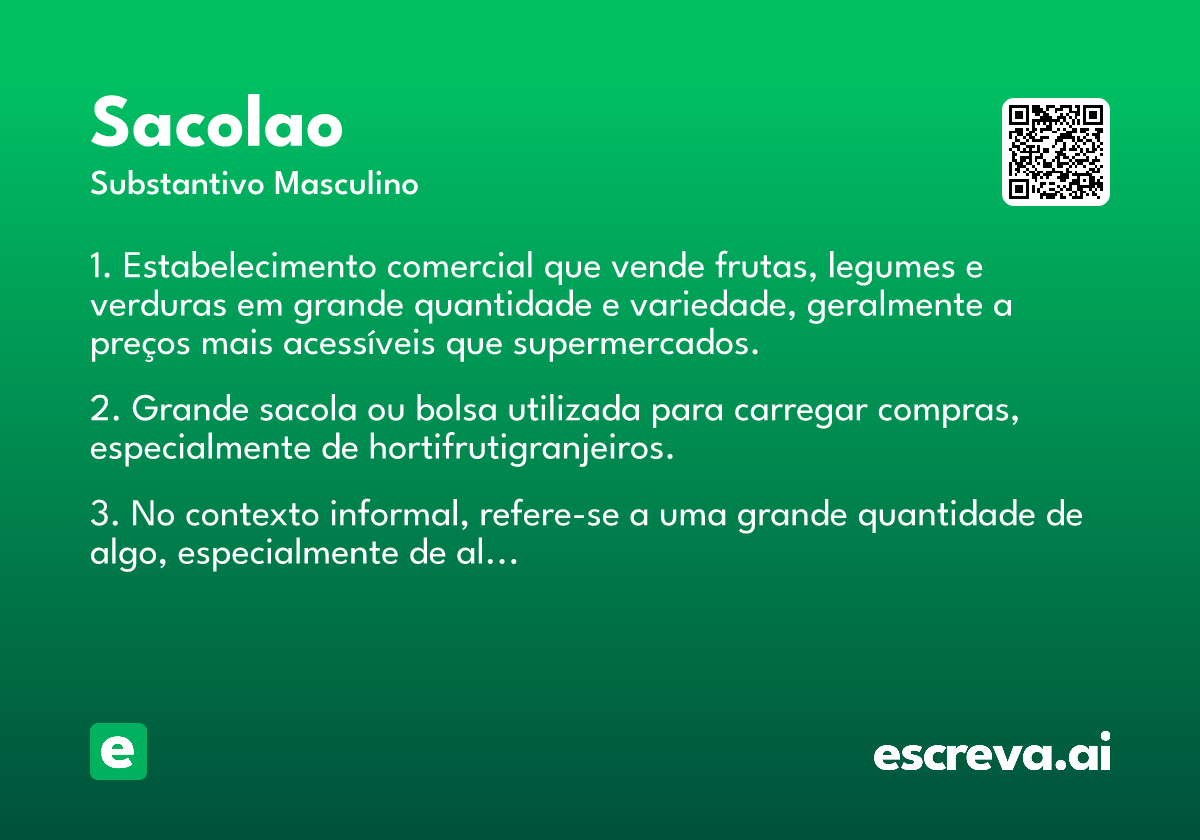 sacolao